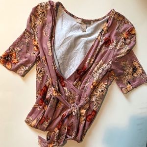 NWOT faux wrap dress